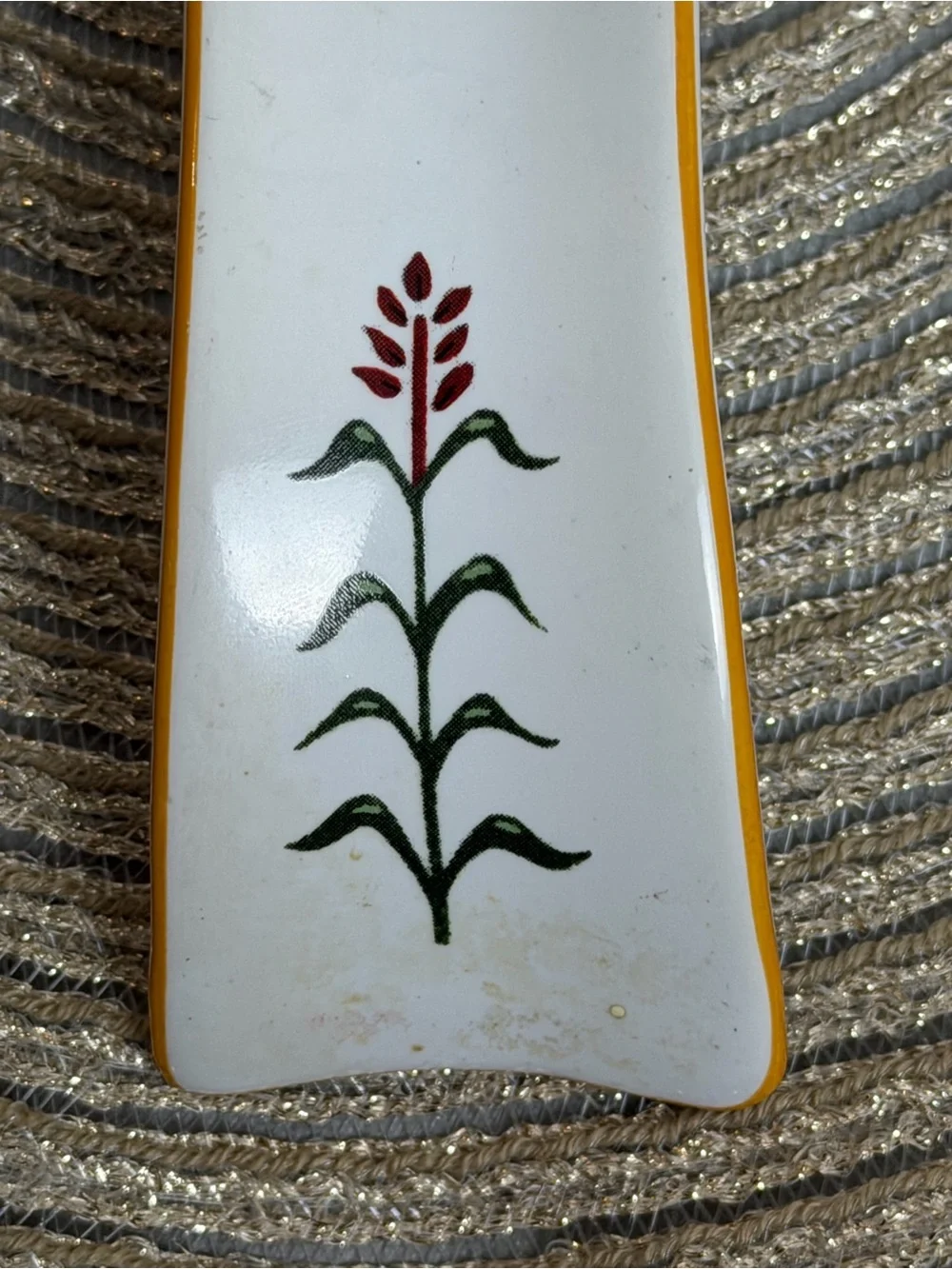 Chicken Spoon Rest Farmhouse Kitchen Decor Warren Kimble Sakura Country Quartet